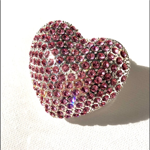 Heart Box Studded Stones Personalized valentine - Picture 2 of 10